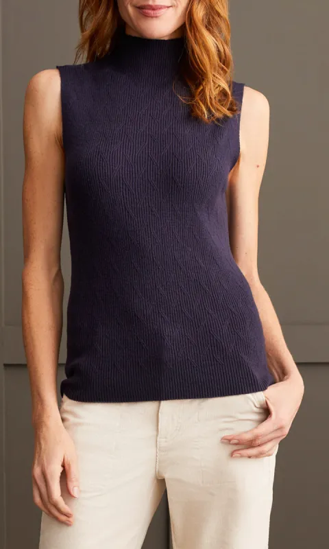 Sleeveless Mock Neck Top sold by Revolution Boutique