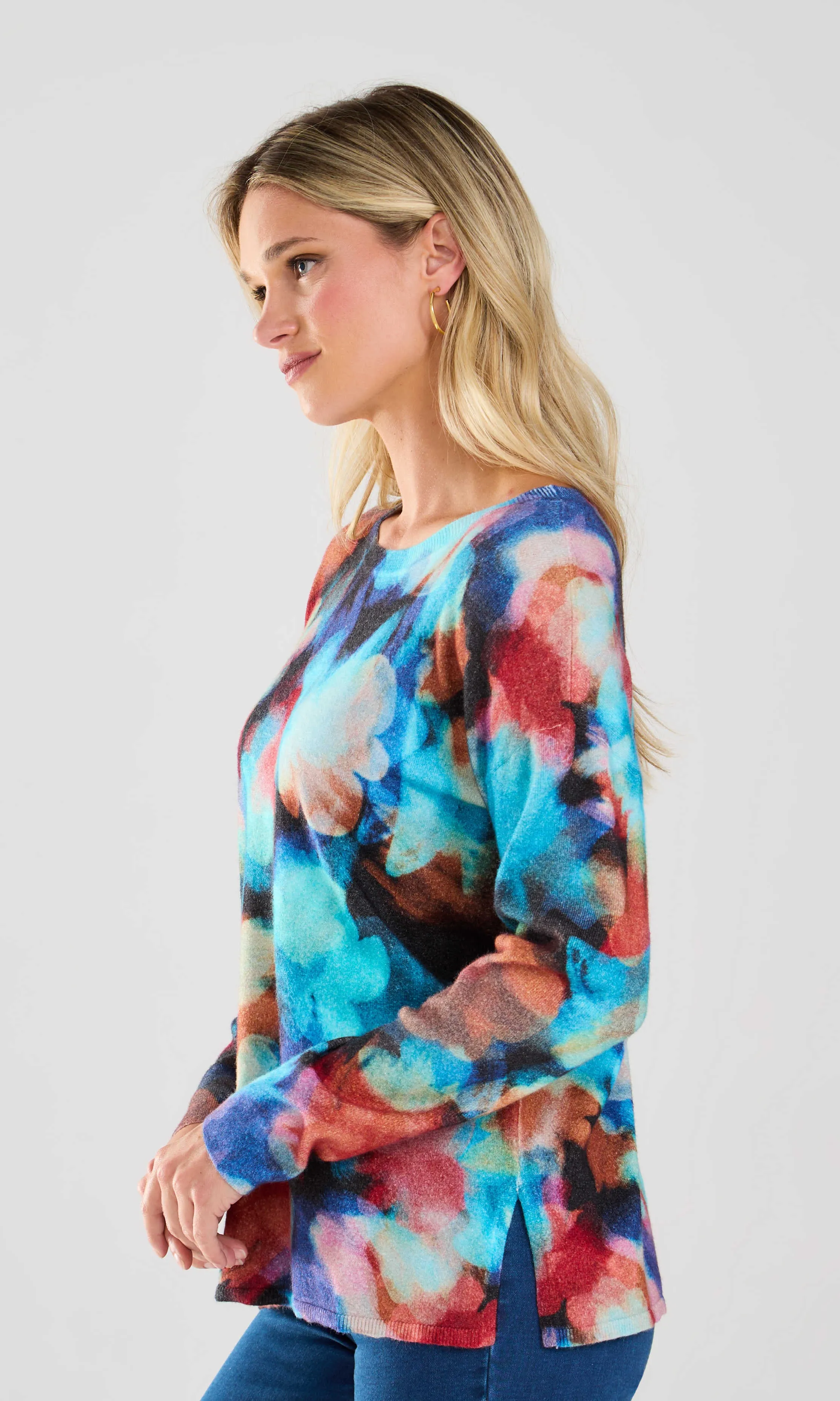 Printed Noatneck Knit Top sold by Revolution Boutique product image thumbnail 3