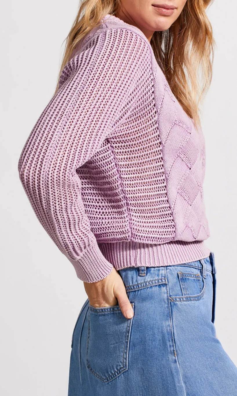 Mixed Knit Dolman Sweater sold by Revolution Boutique product image thumbnail 3