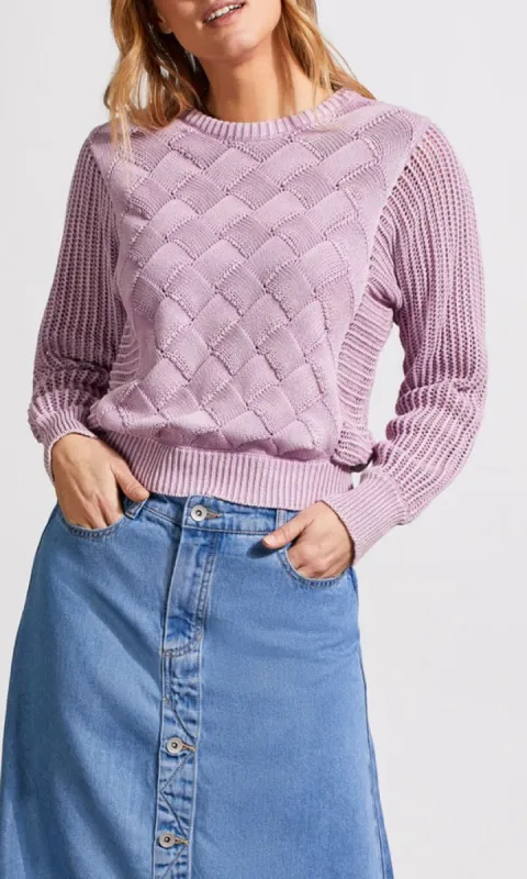 Mixed Knit Dolman Sweater sold by Revolution Boutique