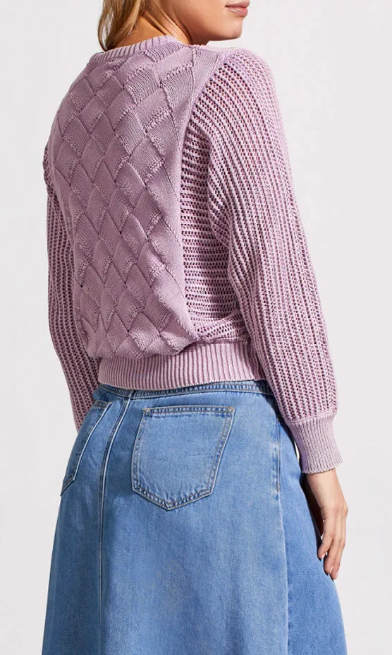 Mixed Knit Dolman Sweater sold by Revolution Boutique product image thumbnail 2