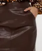 Vegan Leather Pencil Skirt sold by Revolution Boutique