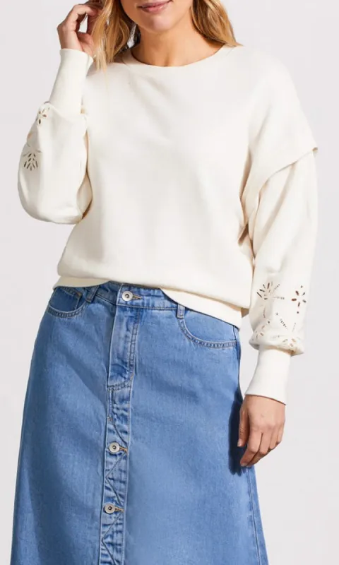 Sleeve Detail Sweatshirt sold by Revolution Boutique