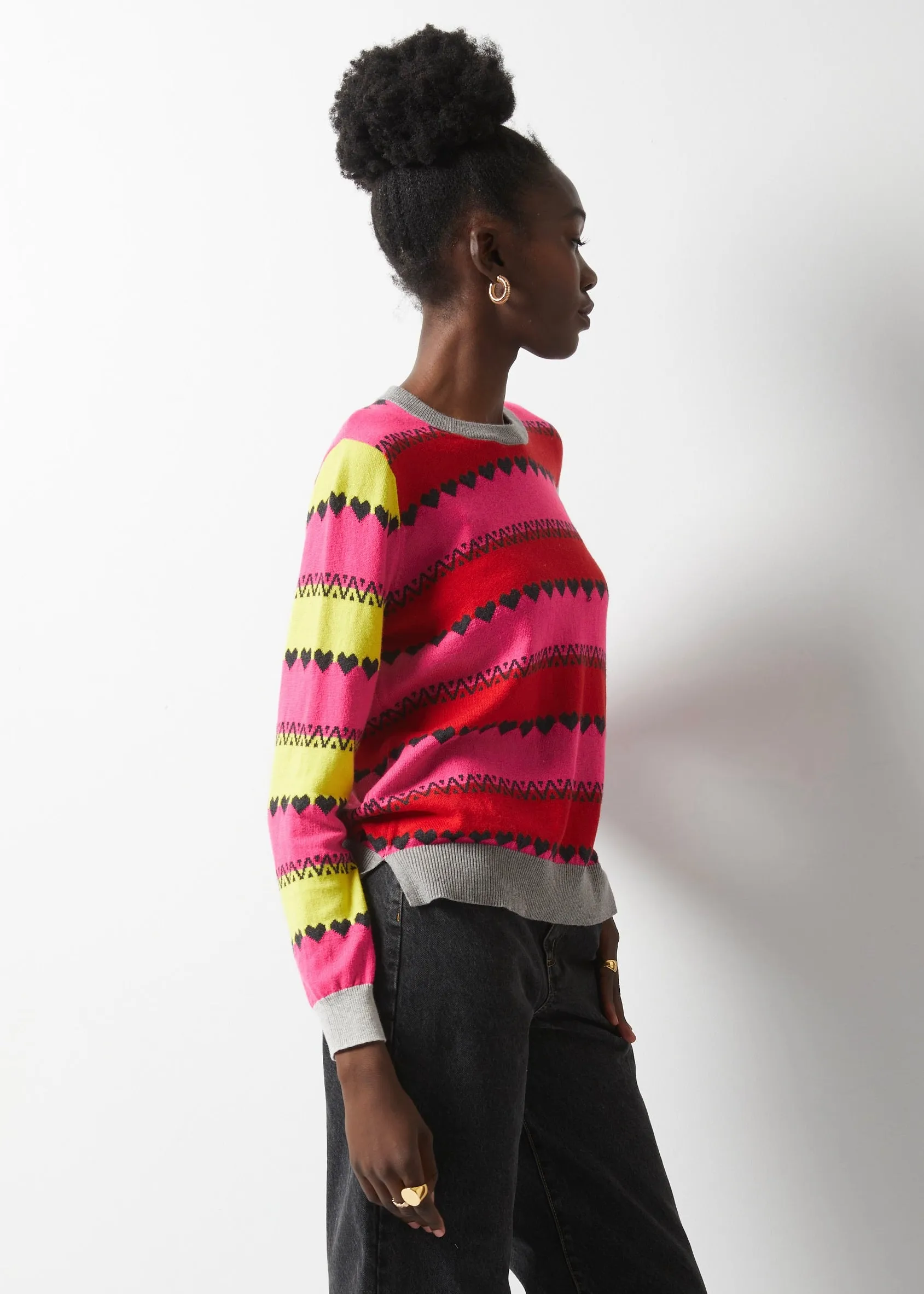 Cashmere Hearfelt Sweater sold by Revolution Boutique product image thumbnail 3