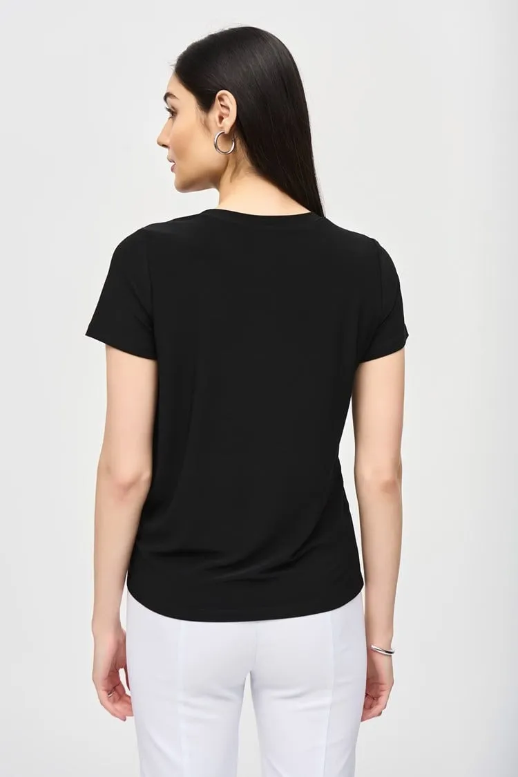 Ribkoff Ring Detail Drape Top sold by Revolution product image thumbnail 2