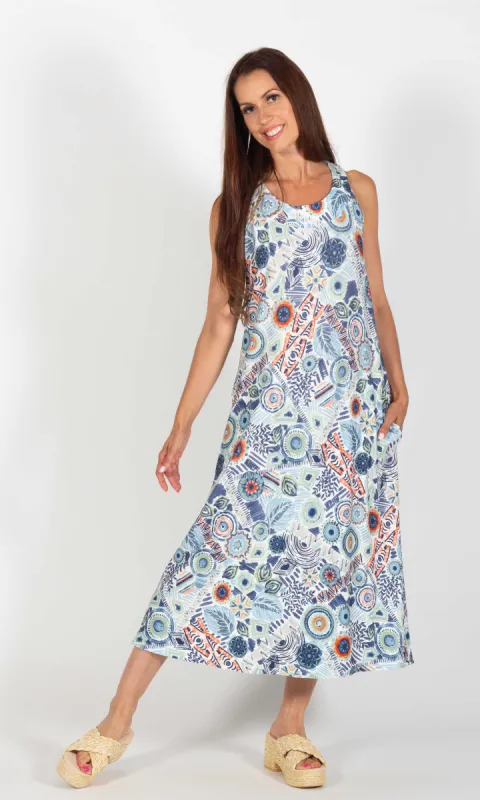 Tropical Midi Dress sold by Revolution Boutique