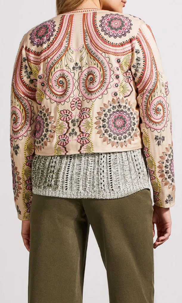 Embroidered Crop Jacket sold by Revolution Boutique product image thumbnail 2