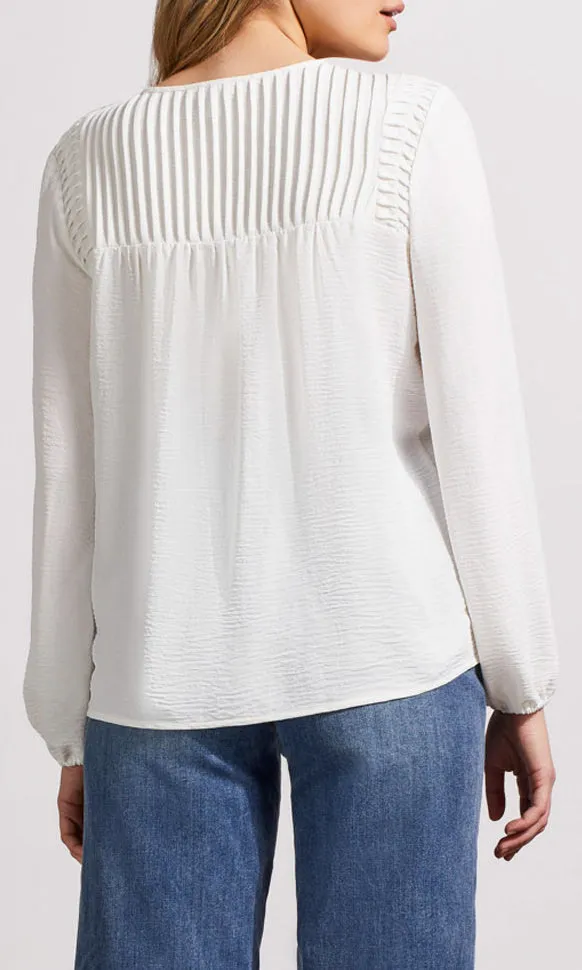 Pleated Yoke Blouse sold by Revolution Boutique product image thumbnail 2