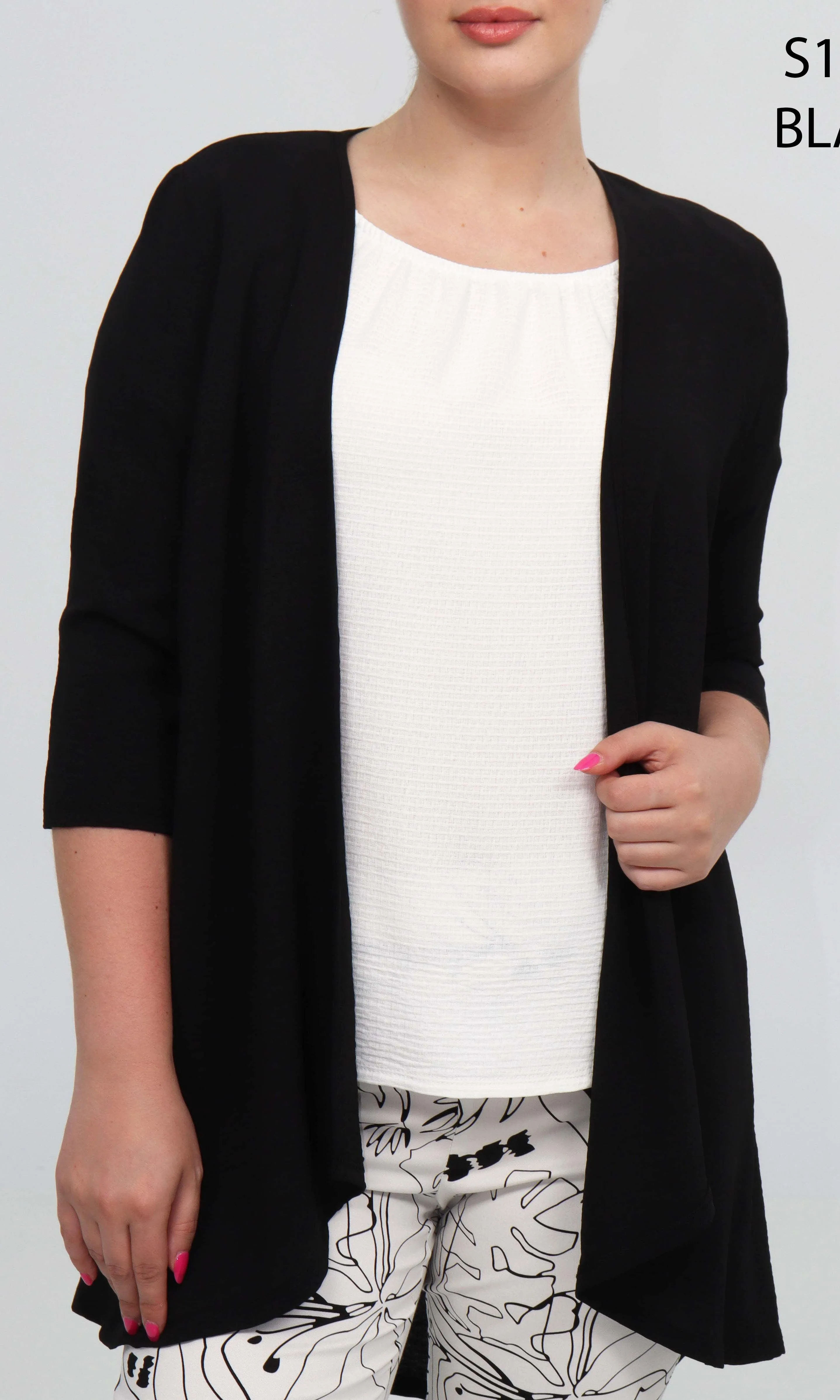 Sheer Open Front Jacket sold by Revolution Boutique