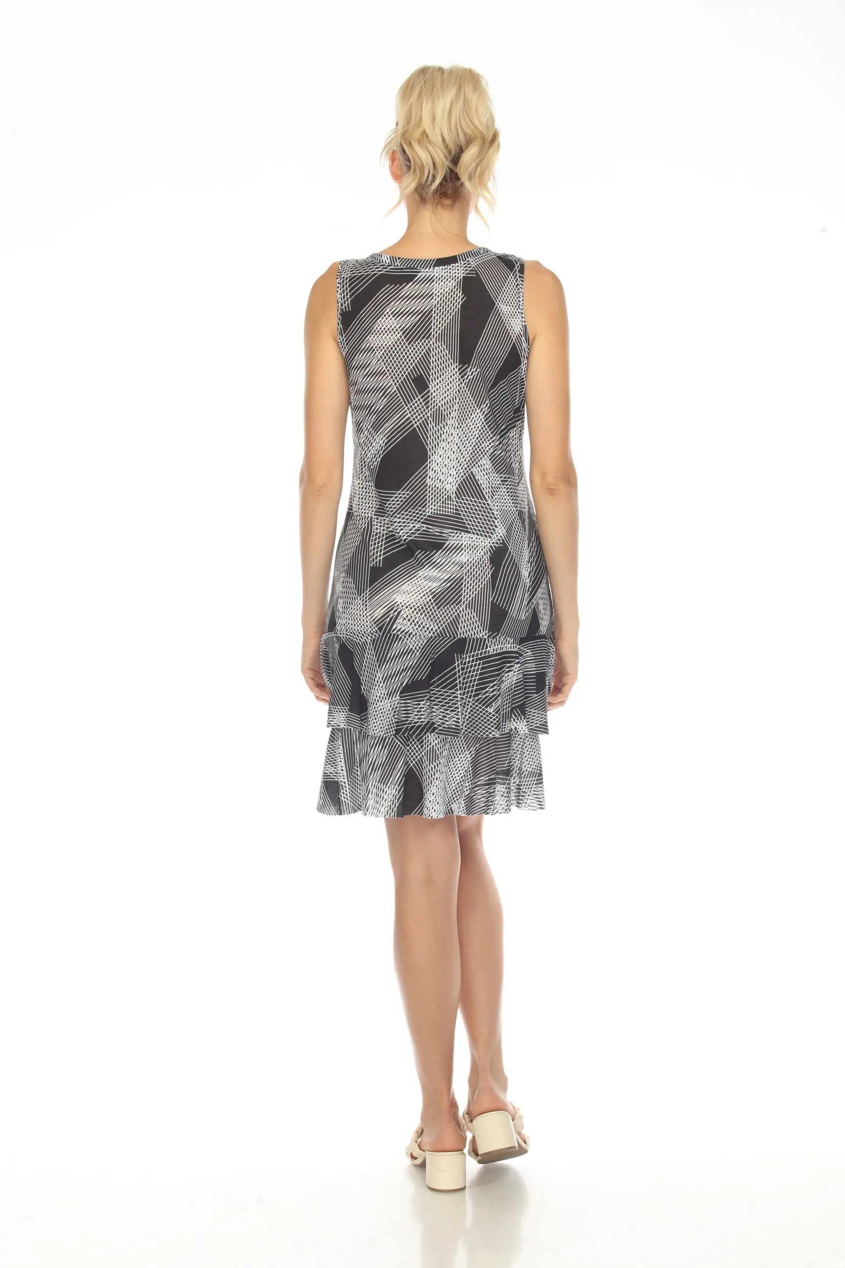 Ruffle Hem V Neck Dress sold by Revolution Boutique product image thumbnail 2
