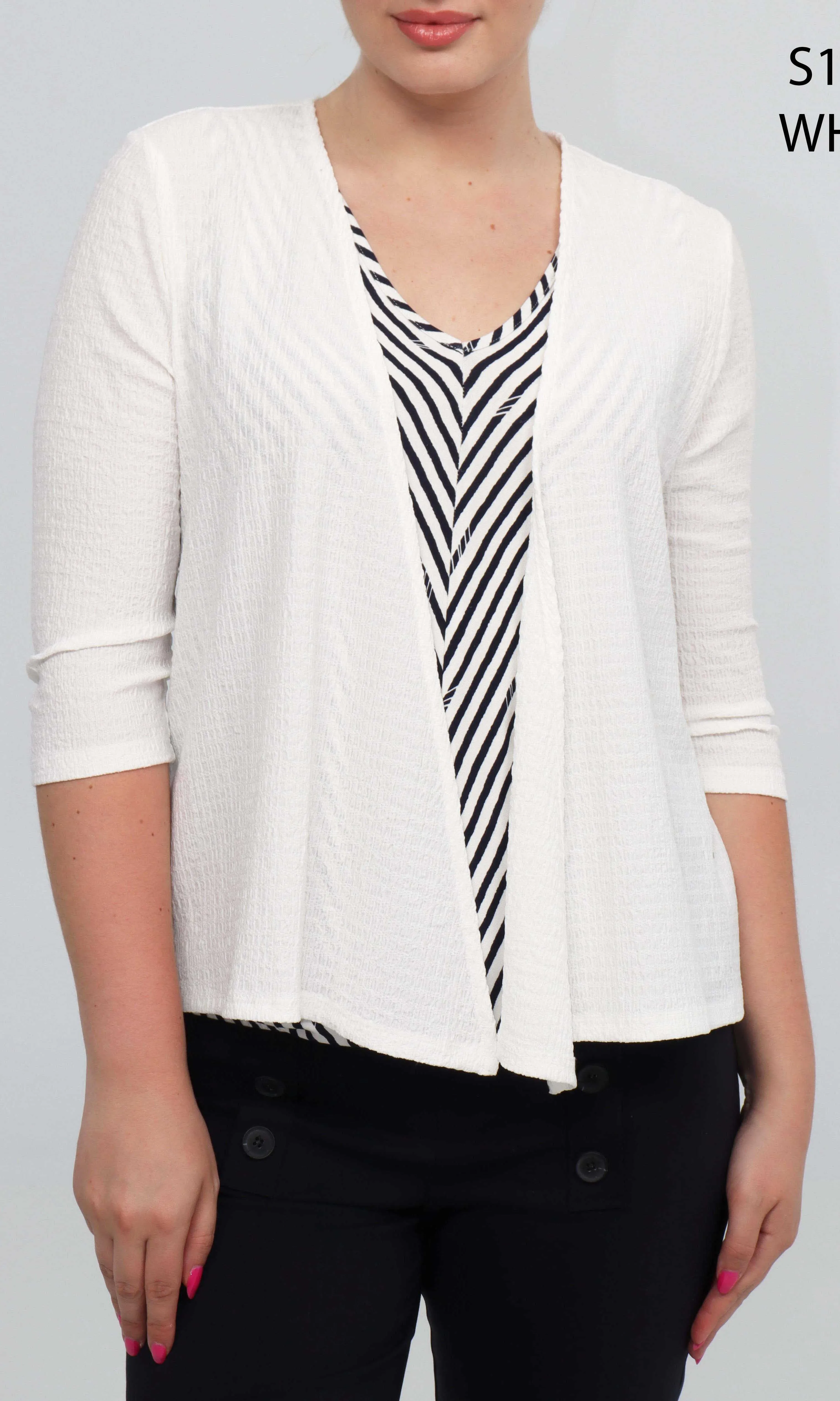 Textured Open Front Cardigan sold by Revolution Boutique