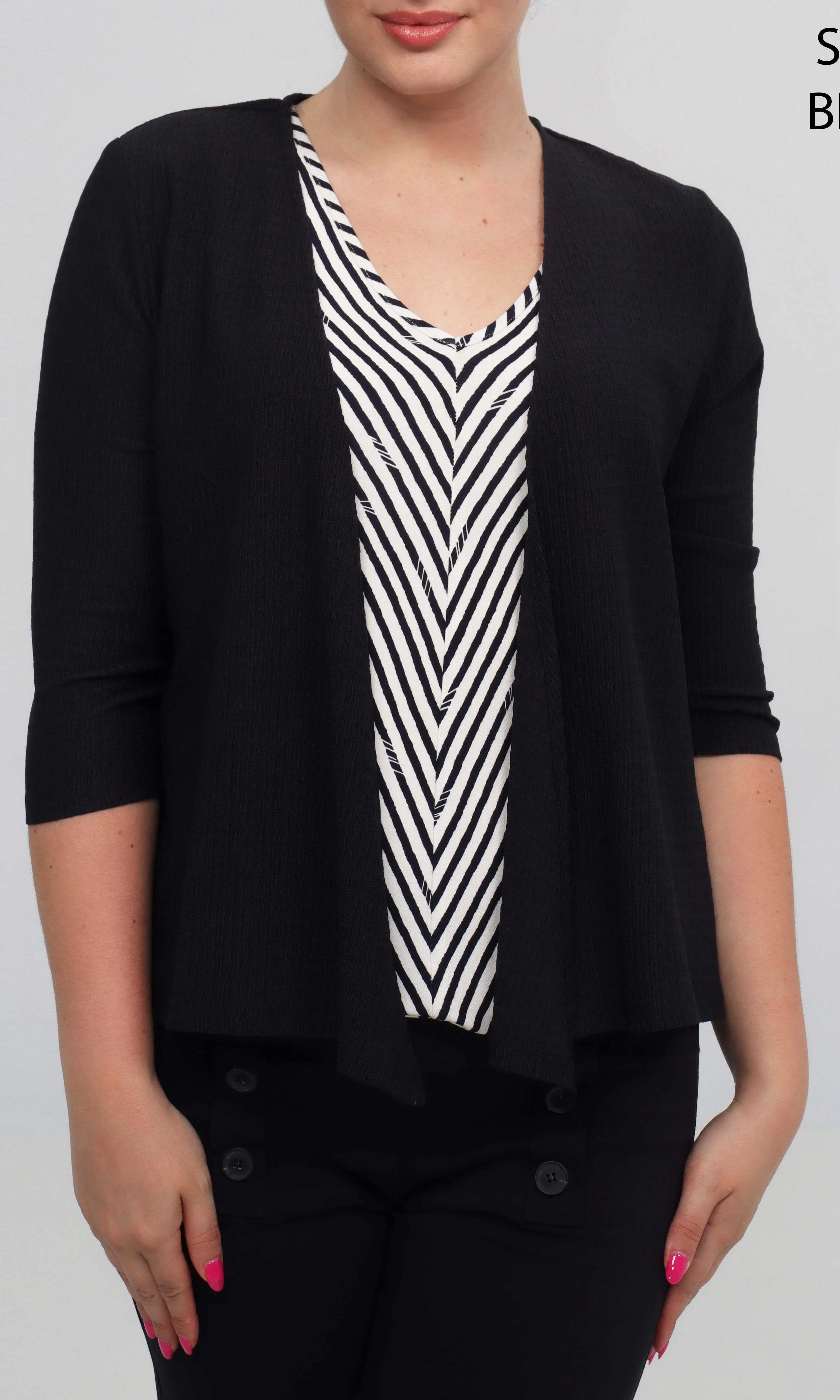 Textured Open Front Cardigan sold by Revolution Boutique product image thumbnail 2