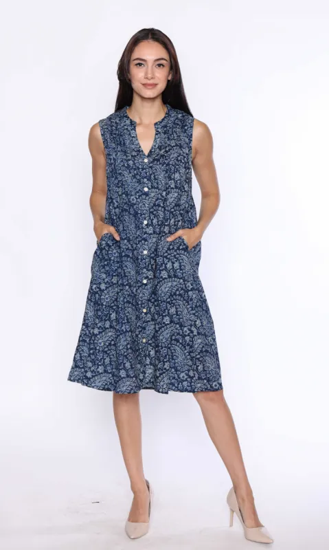 Pleated Button Down Dress sold by Revolution