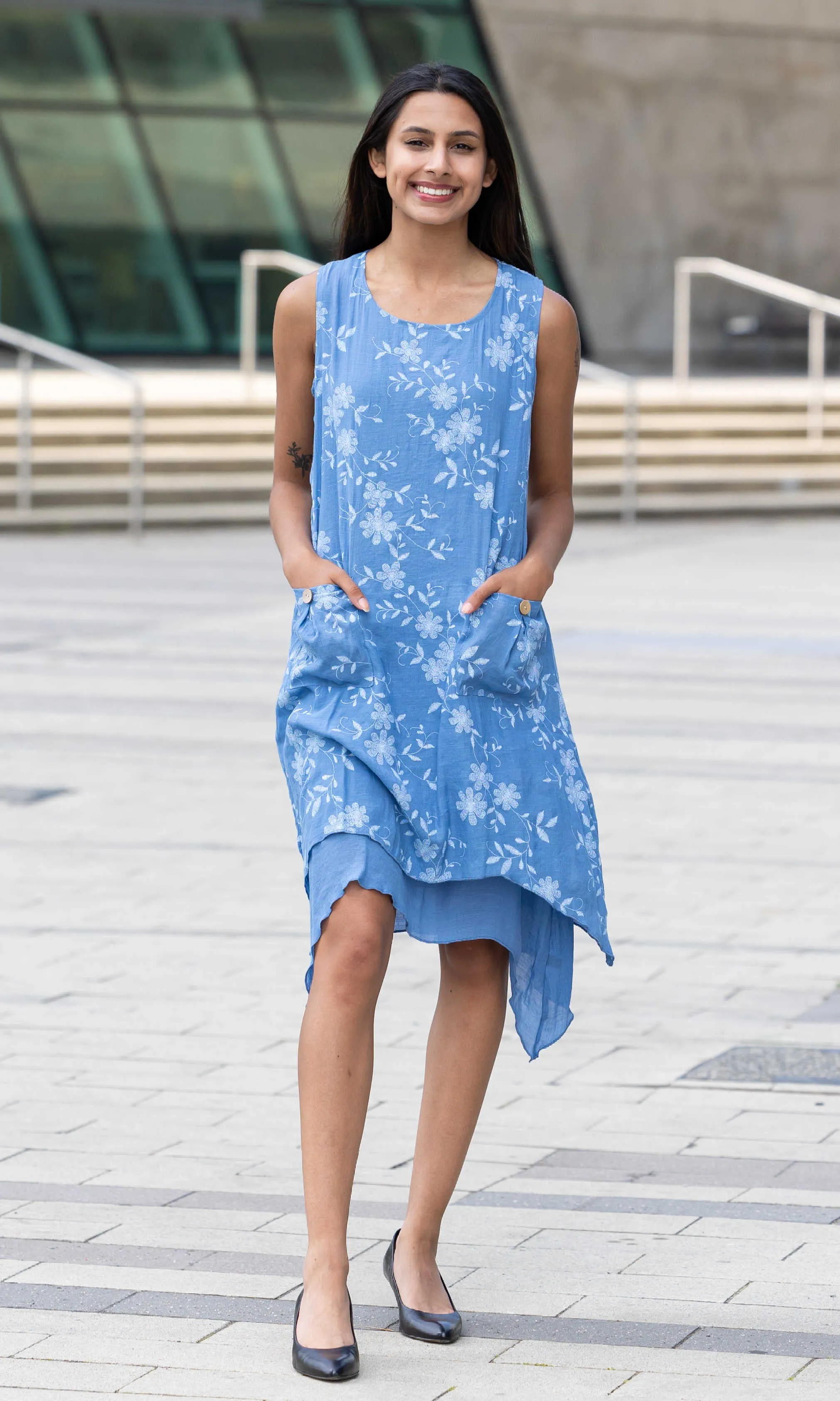 Lined Floral Pocket Dress sold by Revolution