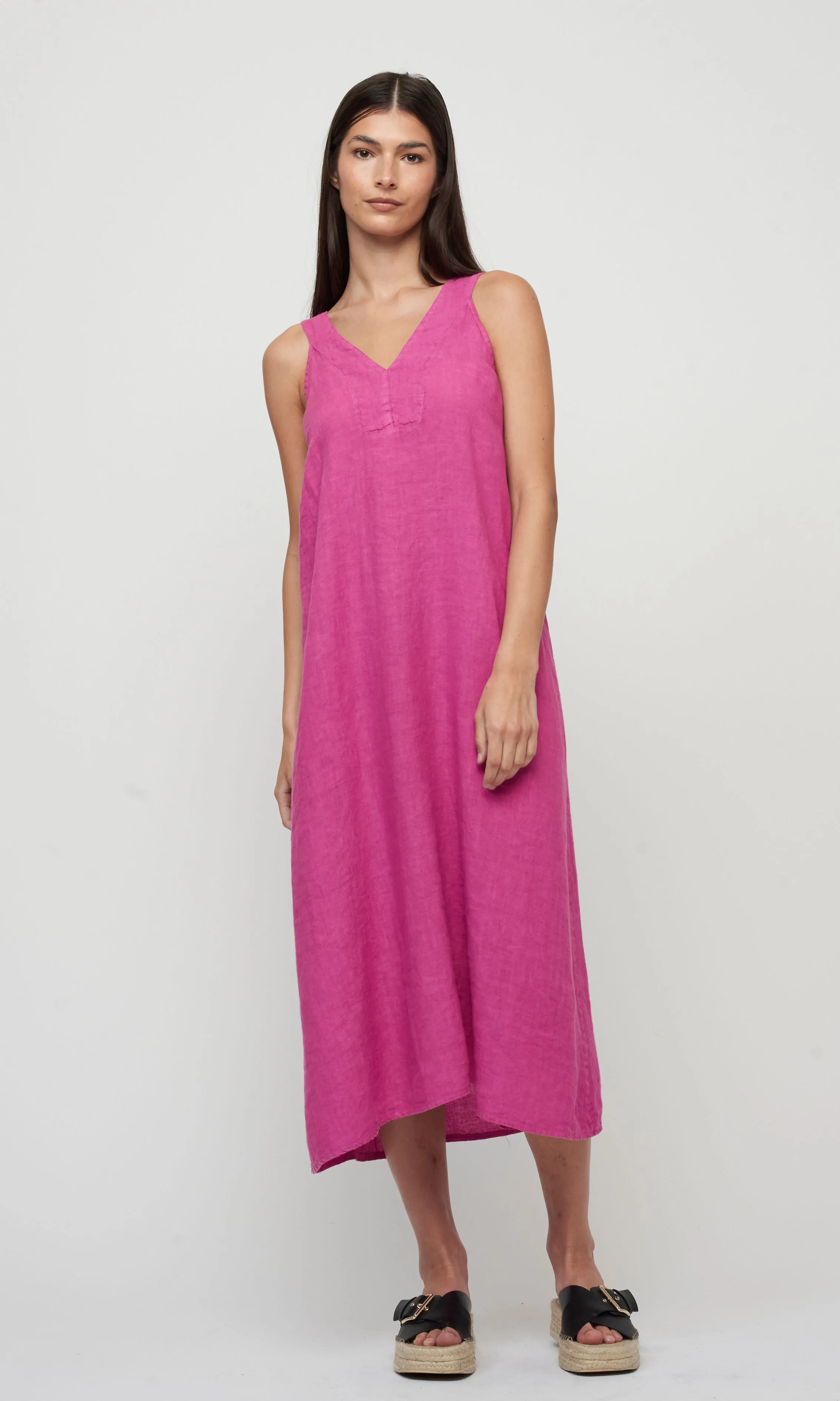 Linen Sleeveless Dress sold by Revolution Boutique