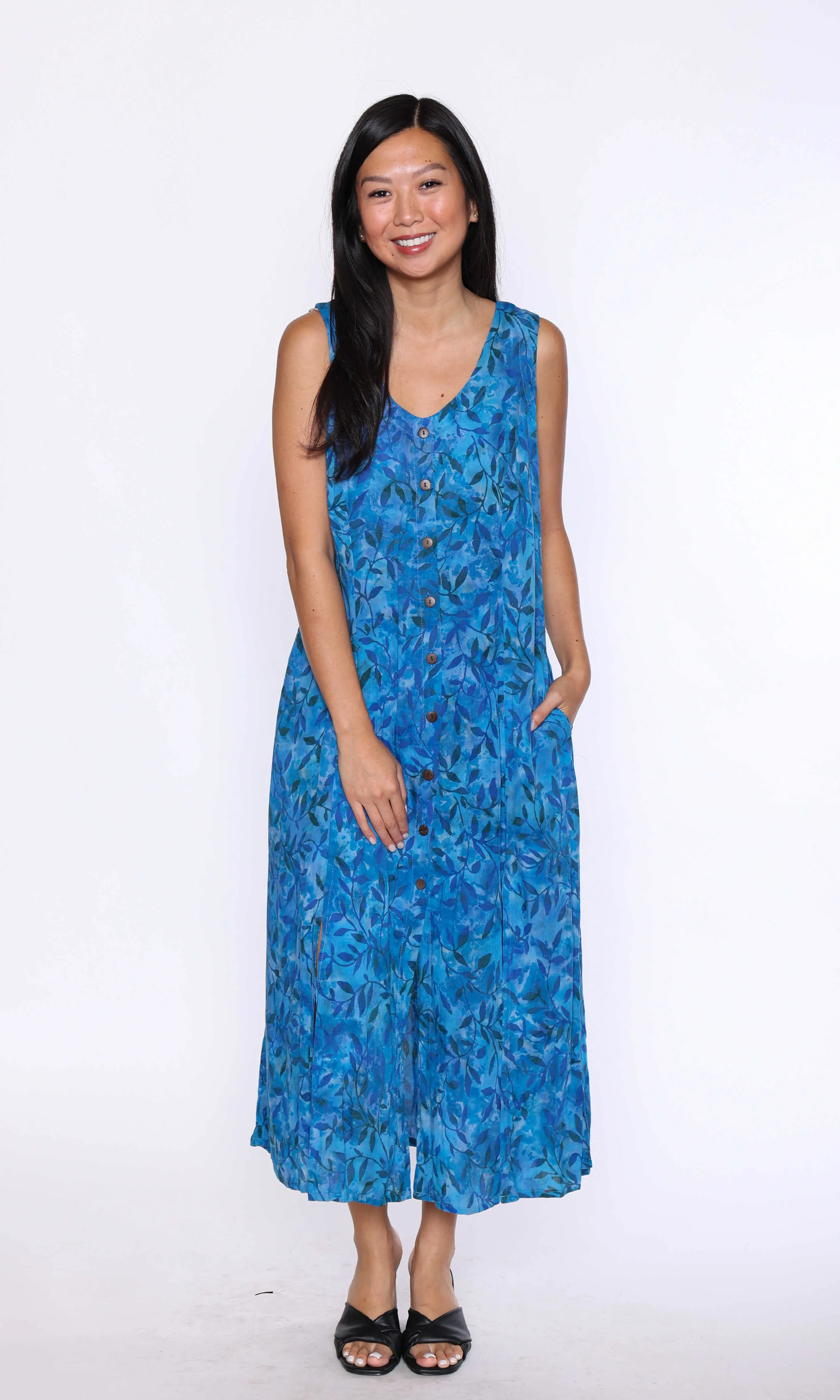 Button Down Tie Back Dress sold by Revolution Boutique product image thumbnail 2