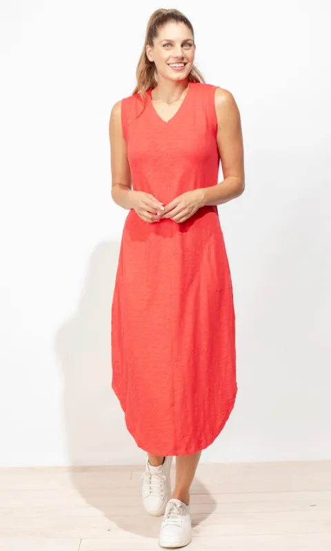 Seamed Slub Dress sold by Revolution