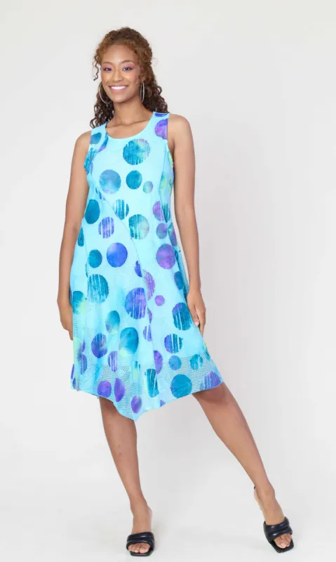 Mesh Overlay Lined Dress made by Revolution Boutique