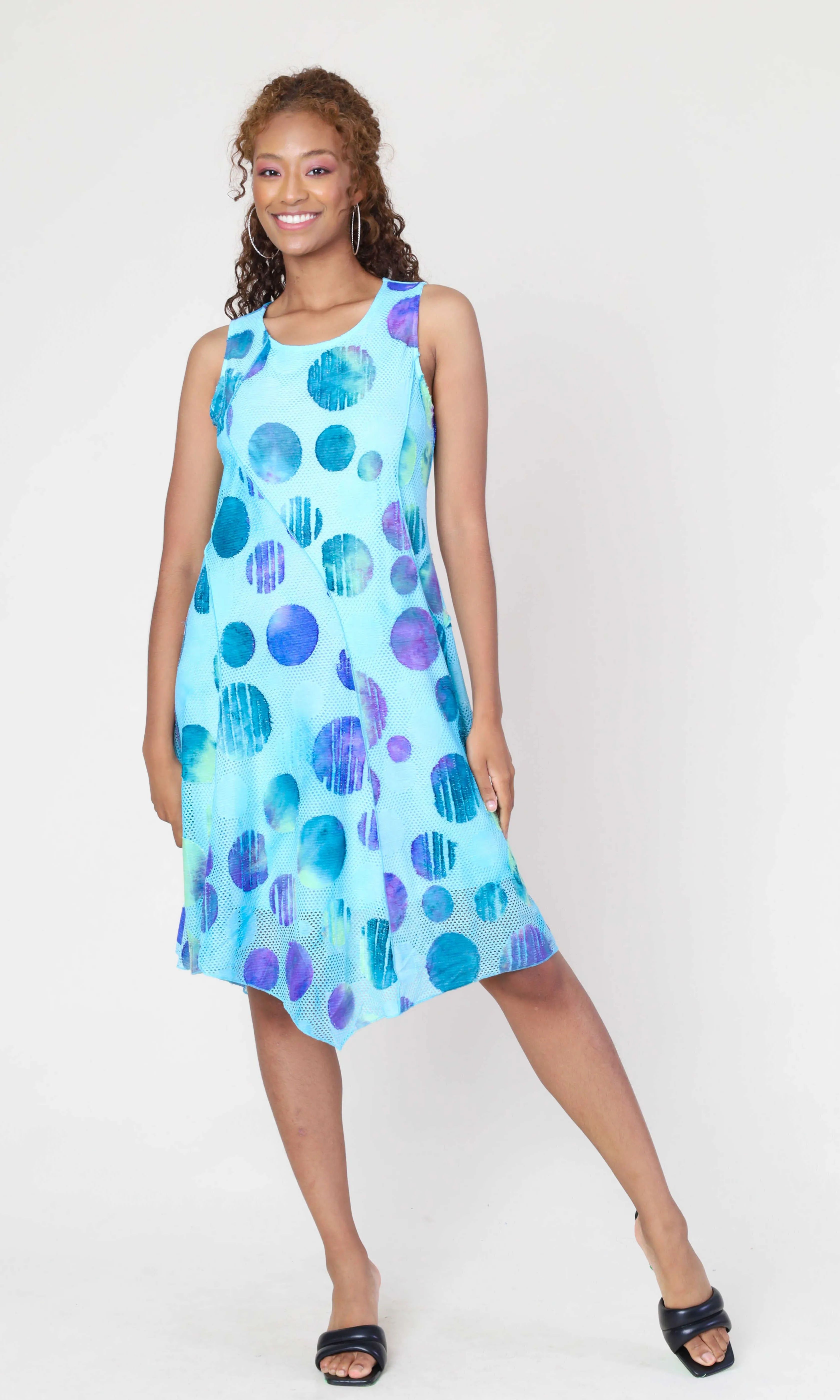 Mesh Overlay Lined Dress sold by Revolution