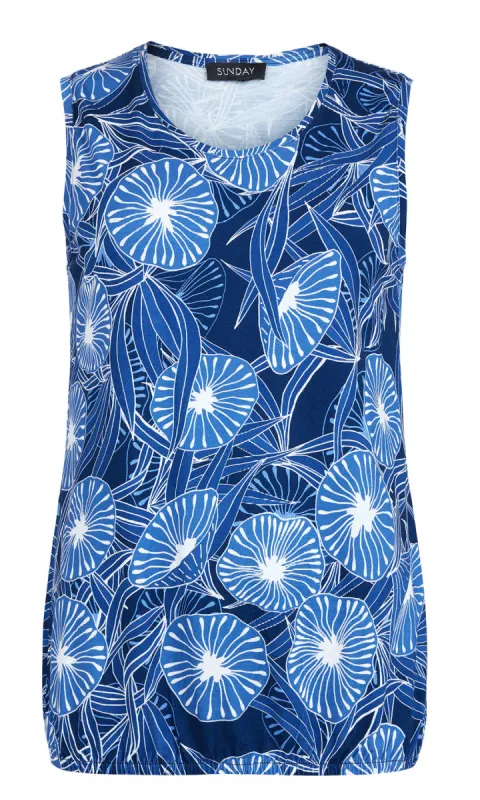 Elasticized Hem Tank Top sold by Revolution