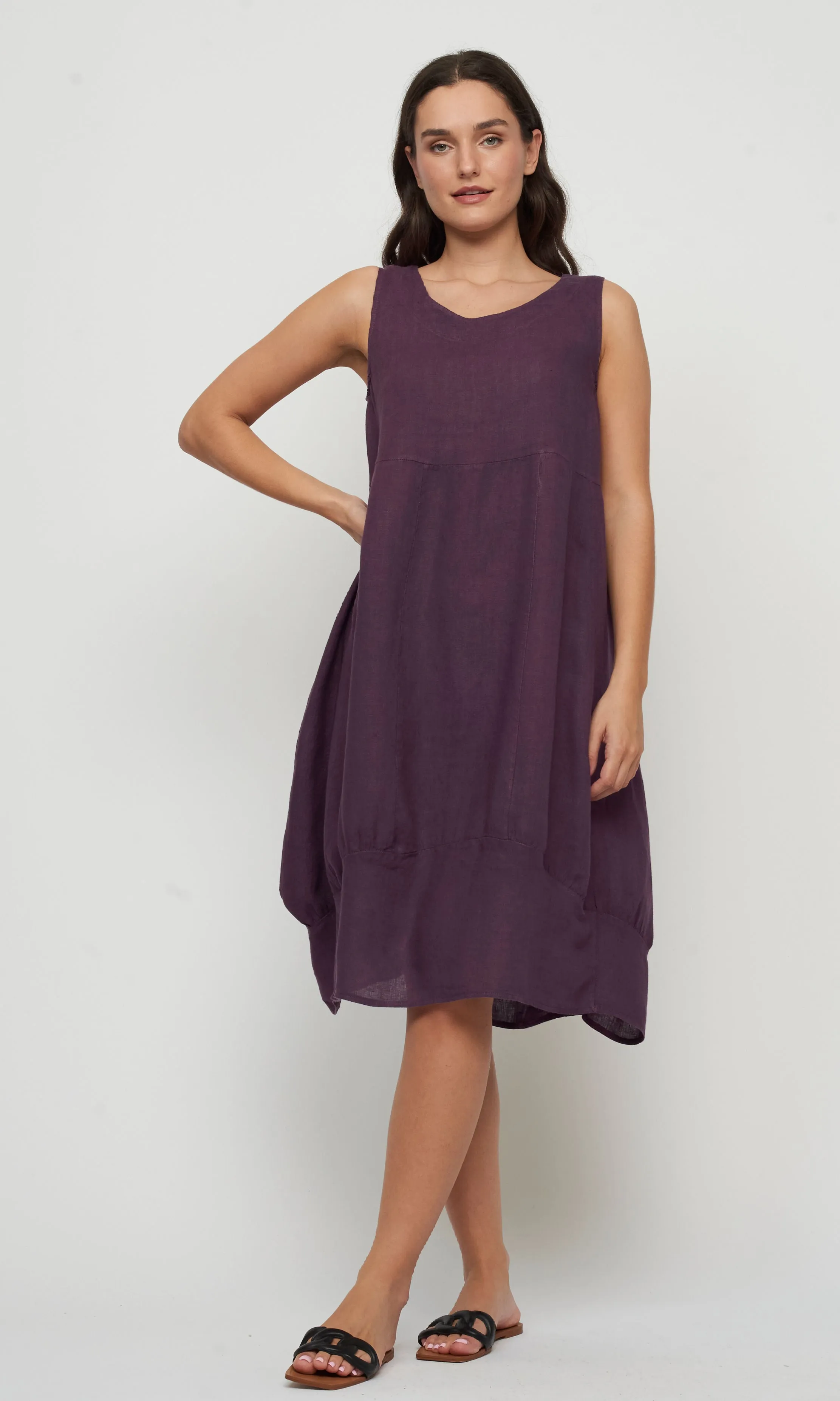 Linen Bubble Dress sold by Revolution