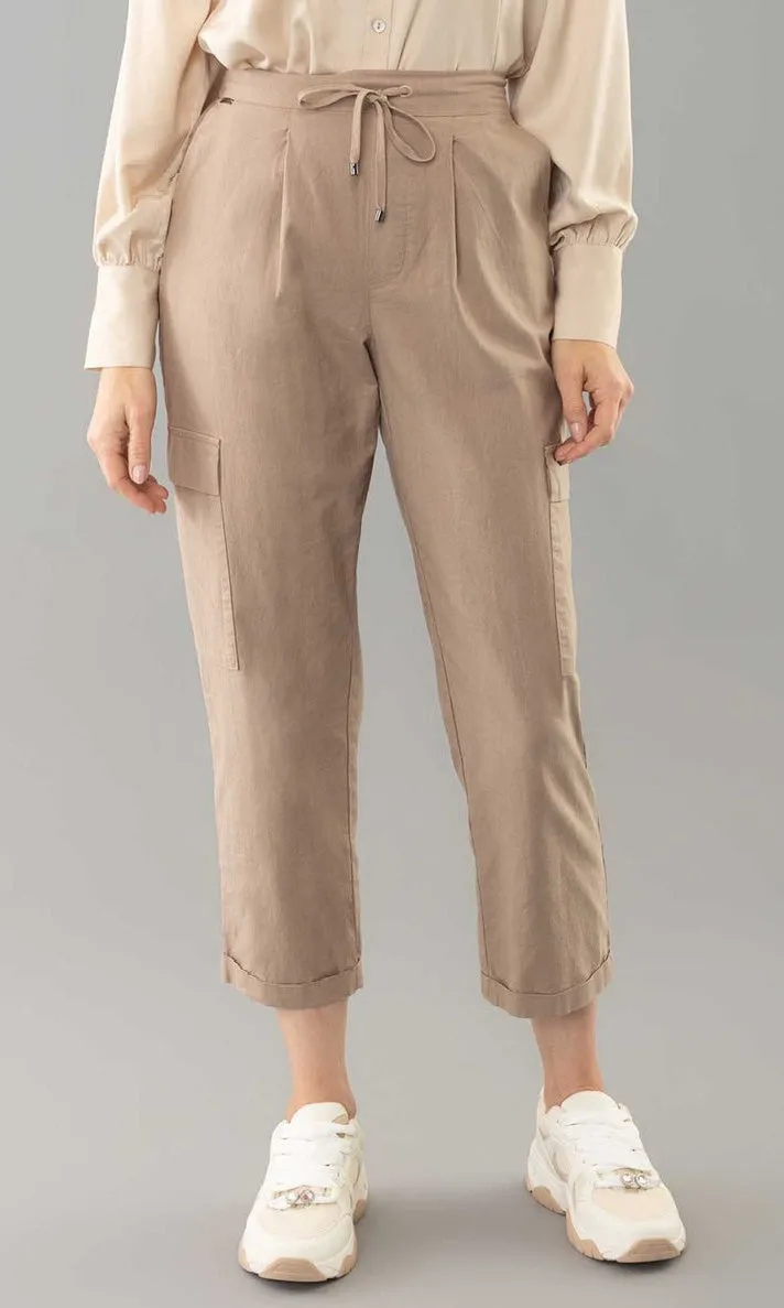 Linen Cargo Leisure Pant sold by Revolution