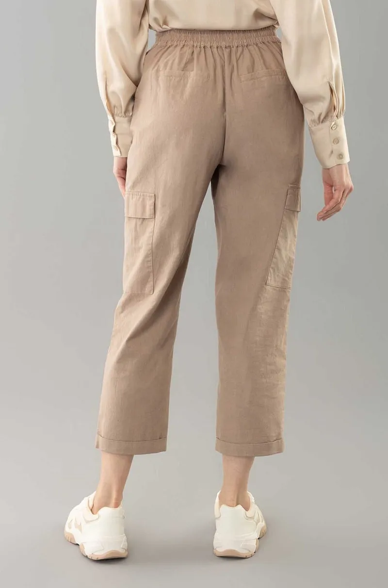 Linen Cargo Leisure Pant sold by Revolution product image thumbnail 2