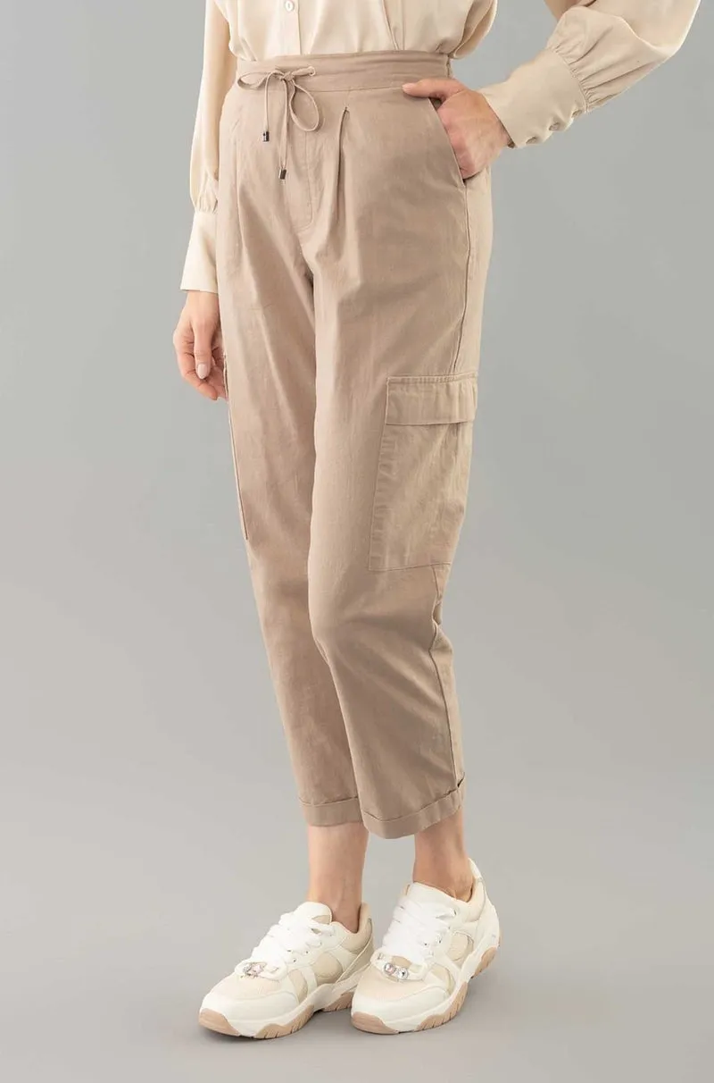 Linen Cargo Leisure Pant sold by Revolution product image thumbnail 3