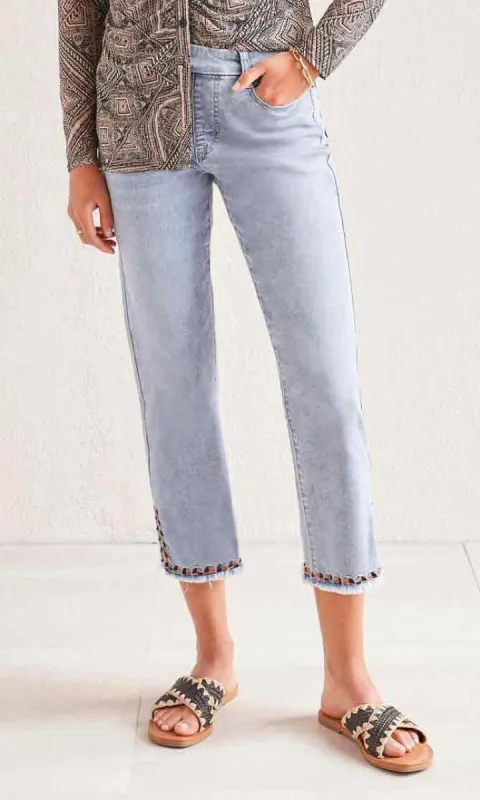 Pull On Ankle Detail Denim sold by Revolution