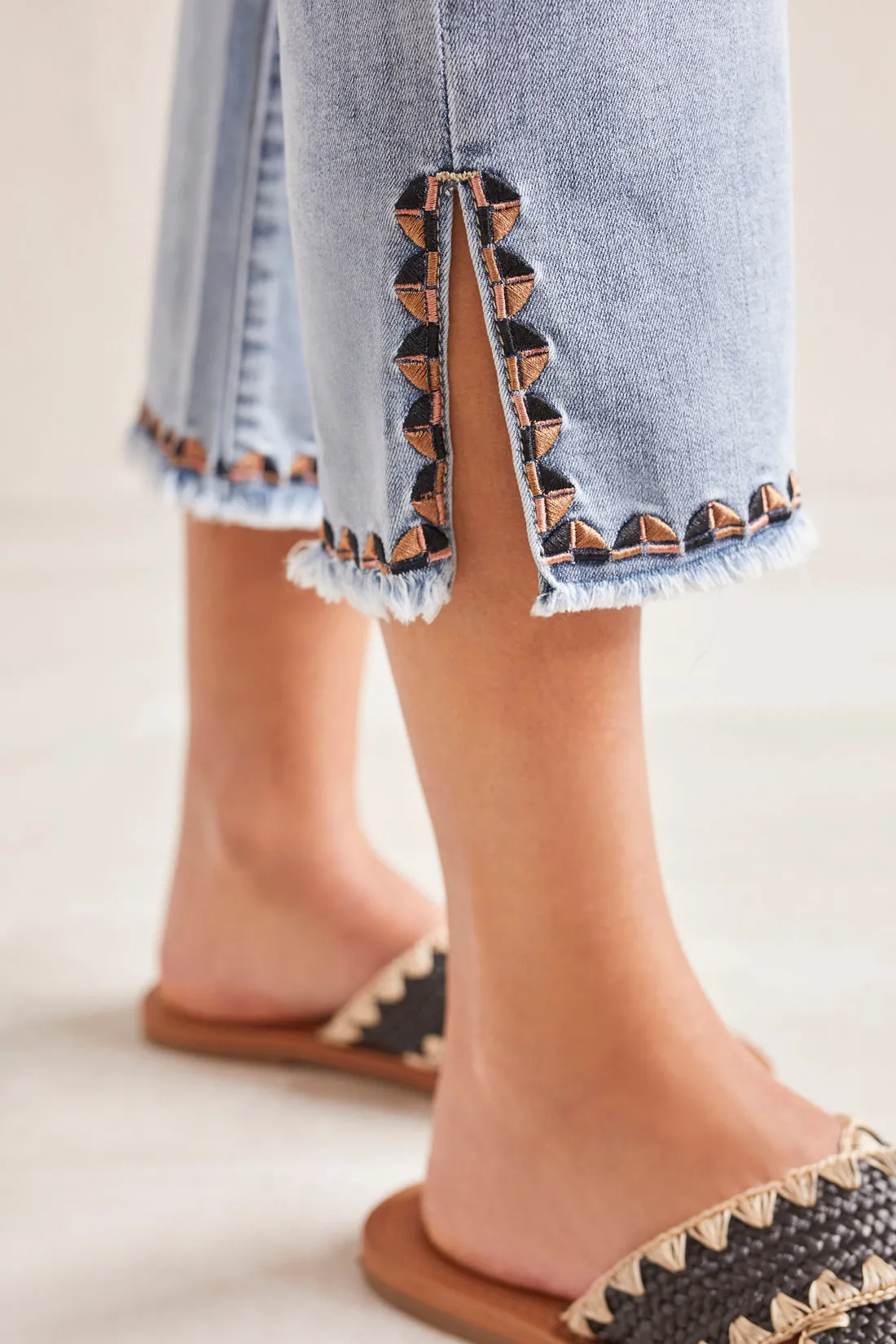 Pull On Ankle Detail Denim sold by Revolution product image thumbnail 3