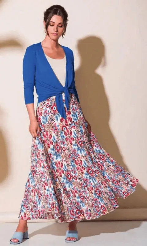 Lined Floral Maxi Skirt sold by Revolution Boutique