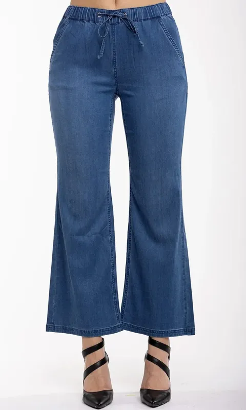 Pull On Crop Wide Leg sold by Revolution Boutique