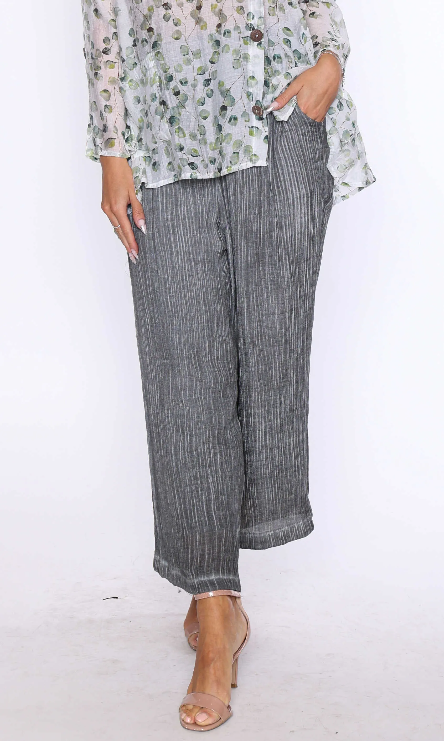 Elastic Waist Cropped Palazzo sold by Revolution