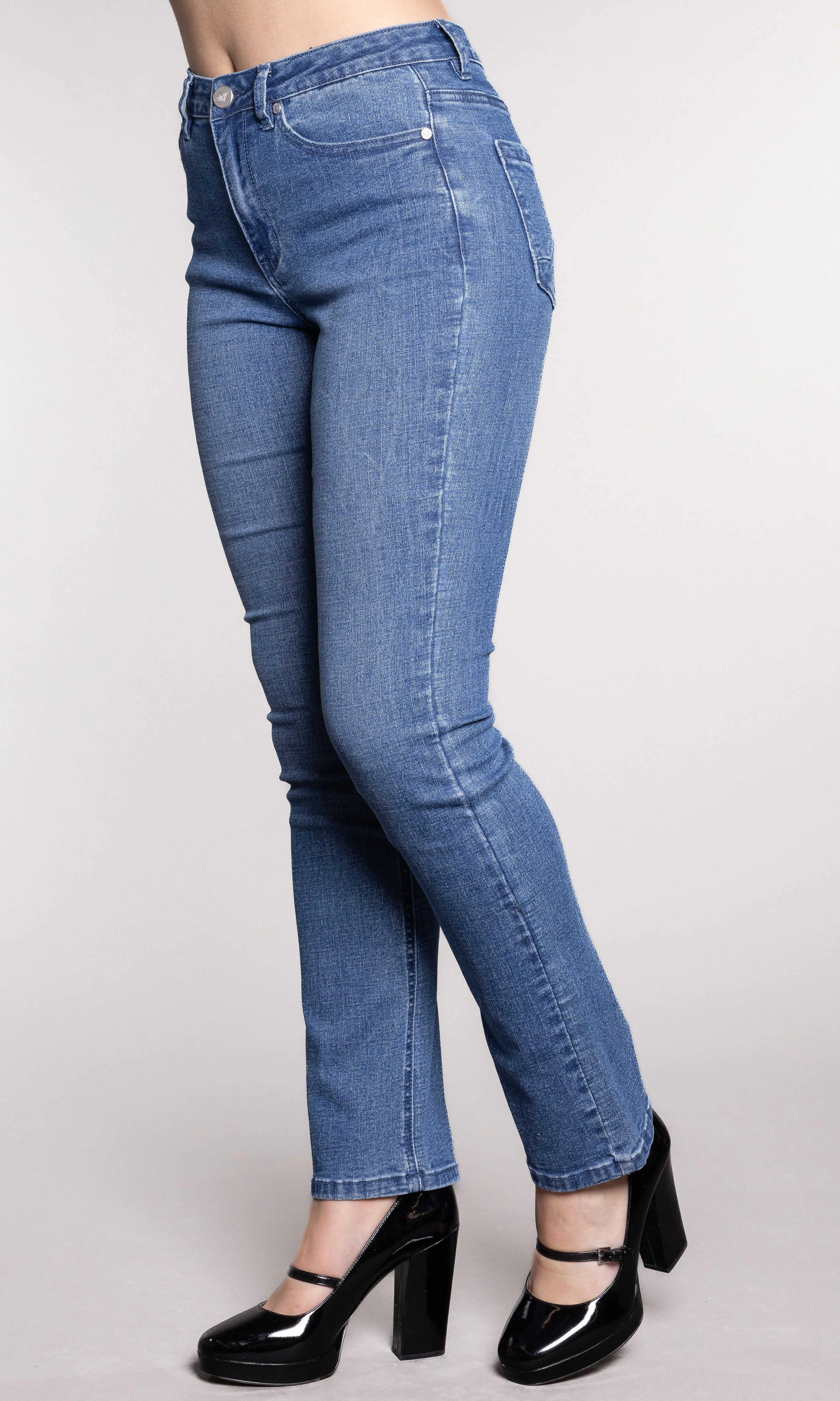 Rolled Hem Ankle Denim sold by Revolution Boutique product image thumbnail 3