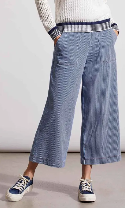 Pinstripe Palazzo Capri sold by Revolution