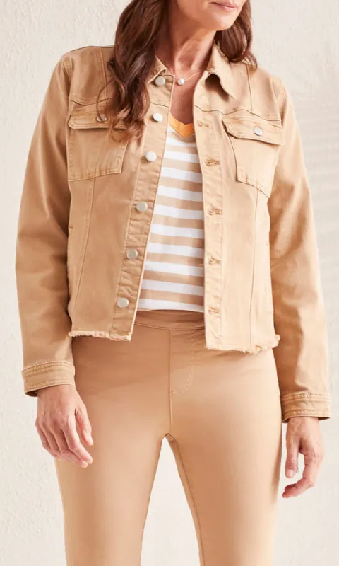 Raw Edge Denim Jacket sold by Revolution