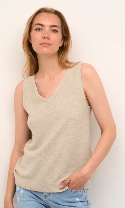 Cotton Ribbed Tank sold by Revolution