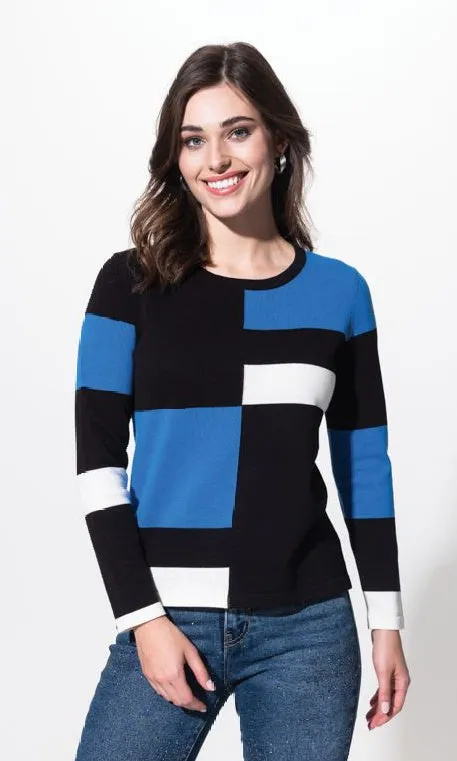 Cotton Color Block Sweater sold by Revolution