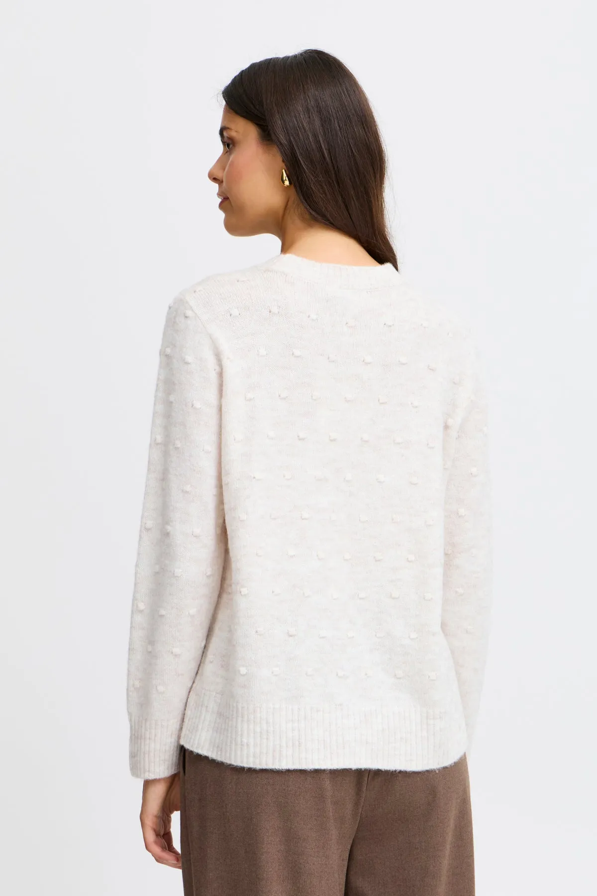 3D Dotted Crew Neck Sweater sold by Revolution Boutique product image thumbnail 2