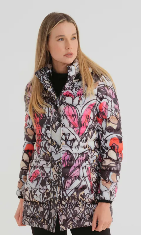 Hooded Midi Puffer Jacket sold by Revolution Boutique