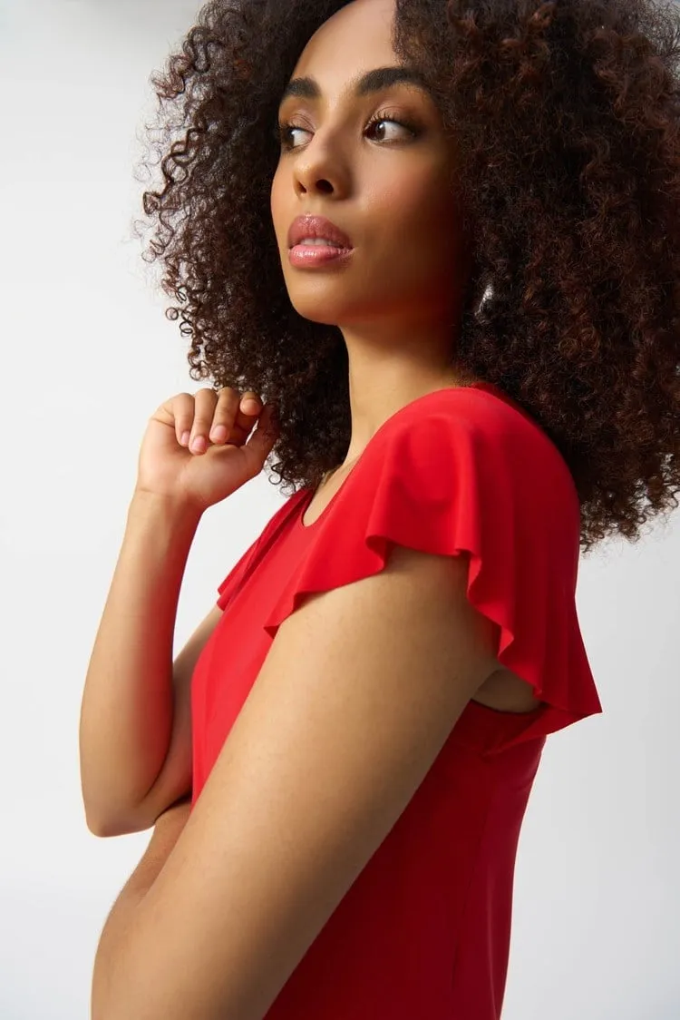 Ribkoff Flutter Sleeve Top sold by Revolution Boutique product image thumbnail 4