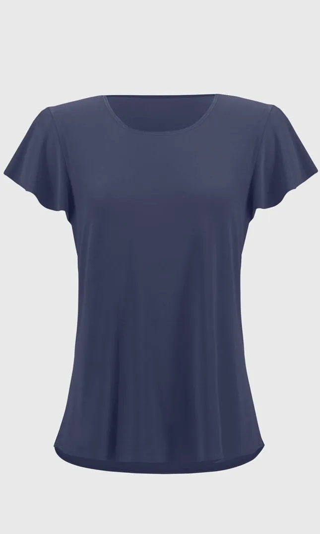 Ribkoff Flutter Sleeve Top sold by Revolution Boutique product image thumbnail 2