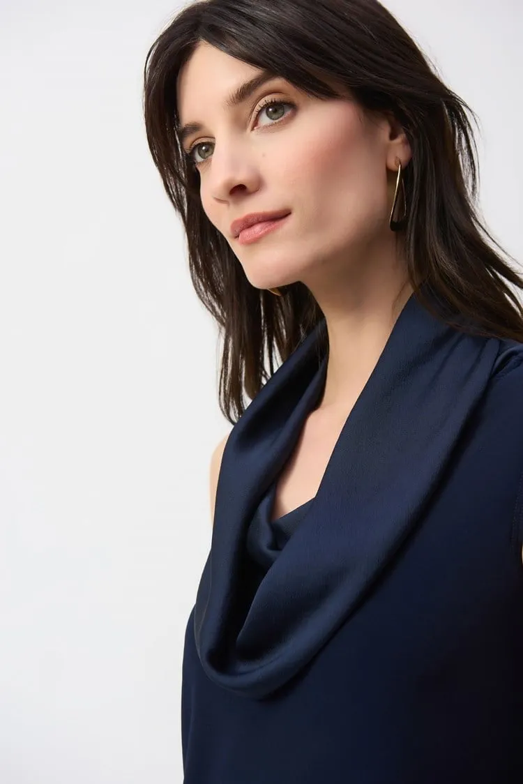 Ribkoff Satin Detail Cowl Top sold by Revolution Boutique product image thumbnail 3