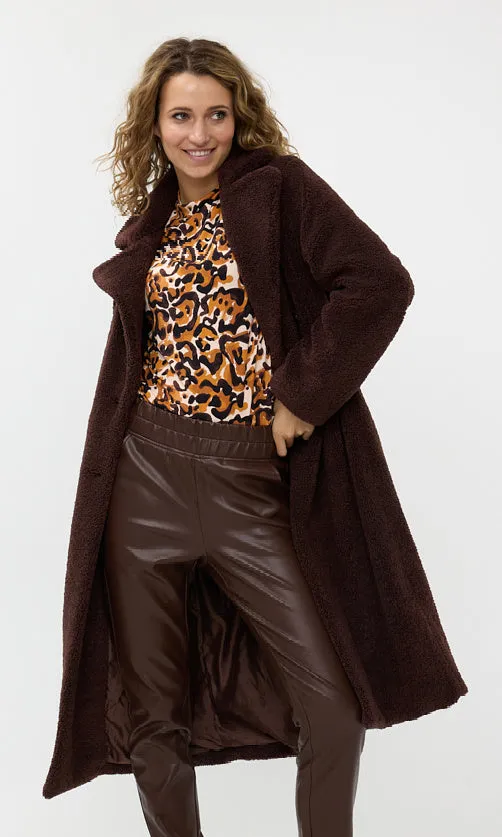 Double Breasted Boucle Coat sold by Revolution Boutique product image thumbnail 3