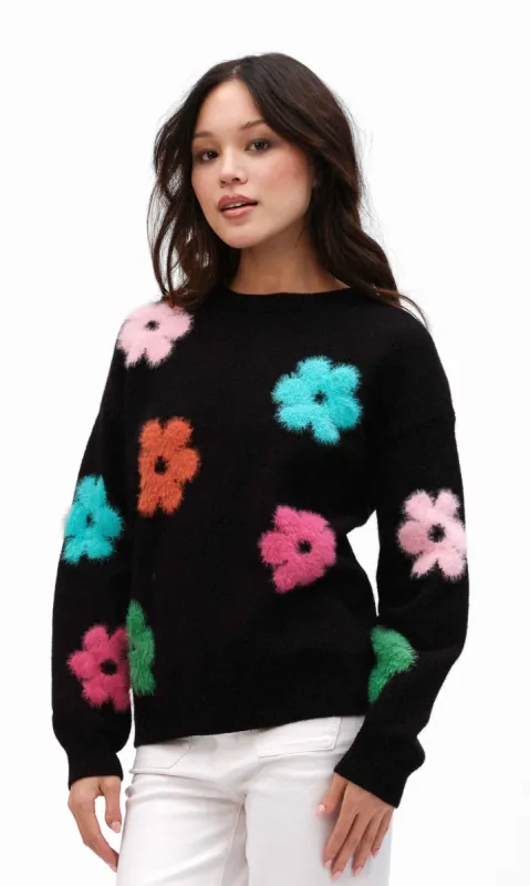 Floral Drop Shoulder Sweater sold by Revolution Boutique