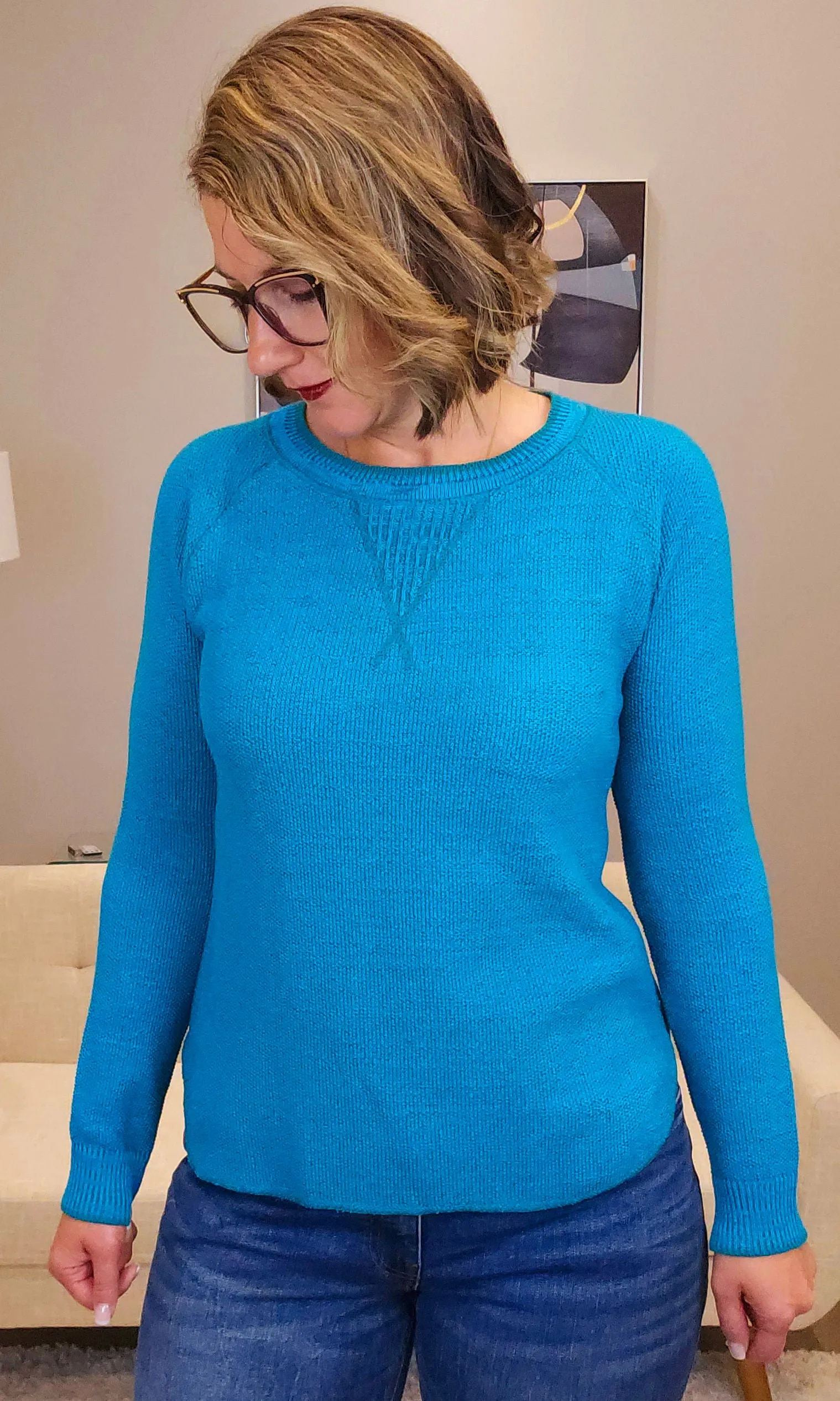 Curved Hem Sweatshirt sold by Revolution Boutique