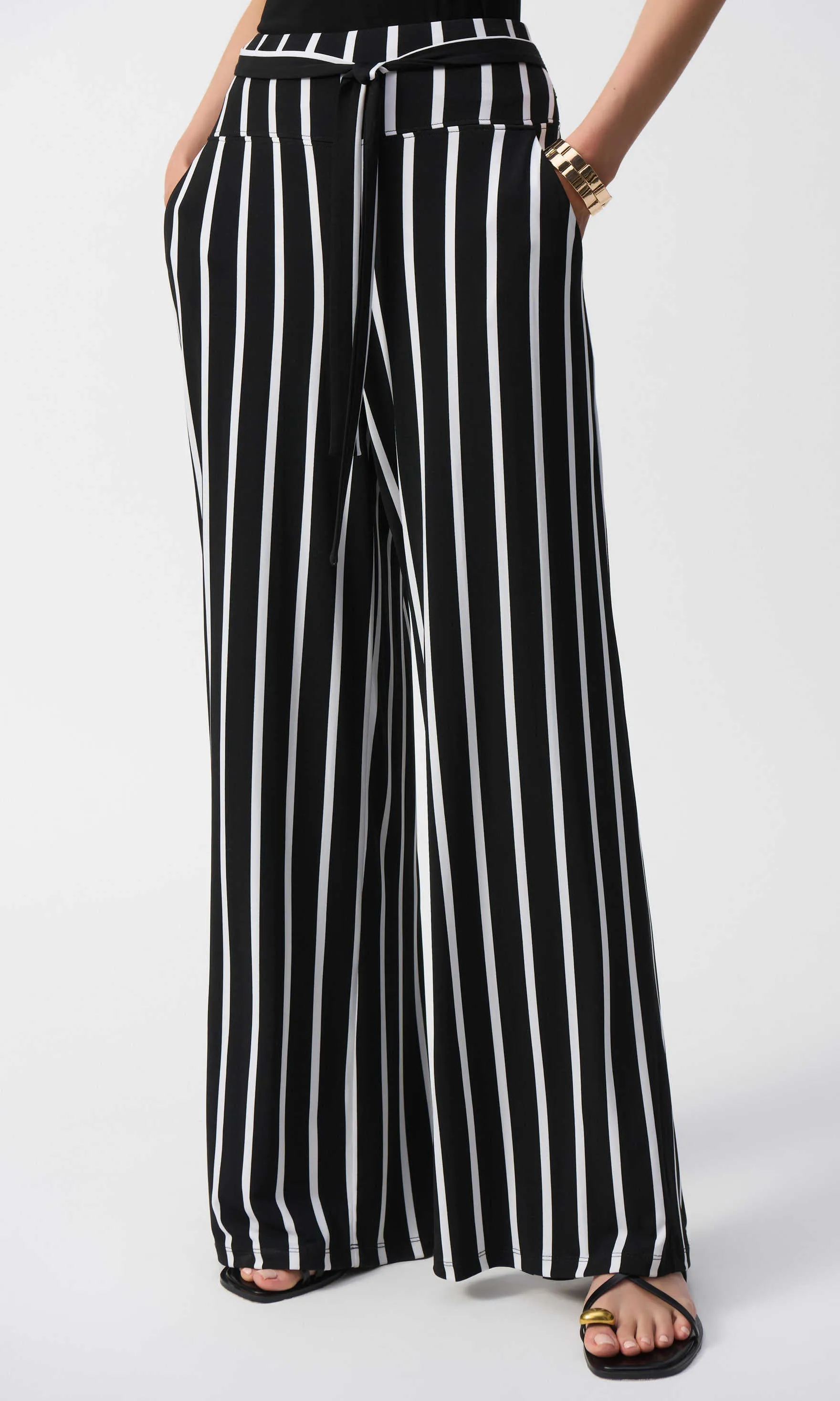 Ribkoff Striped Wide Leg Pant sold by Revolution Boutique