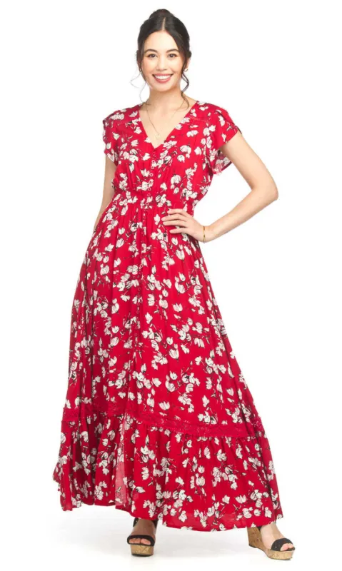 Button Down Maxi Dress sold by Revolution Boutique