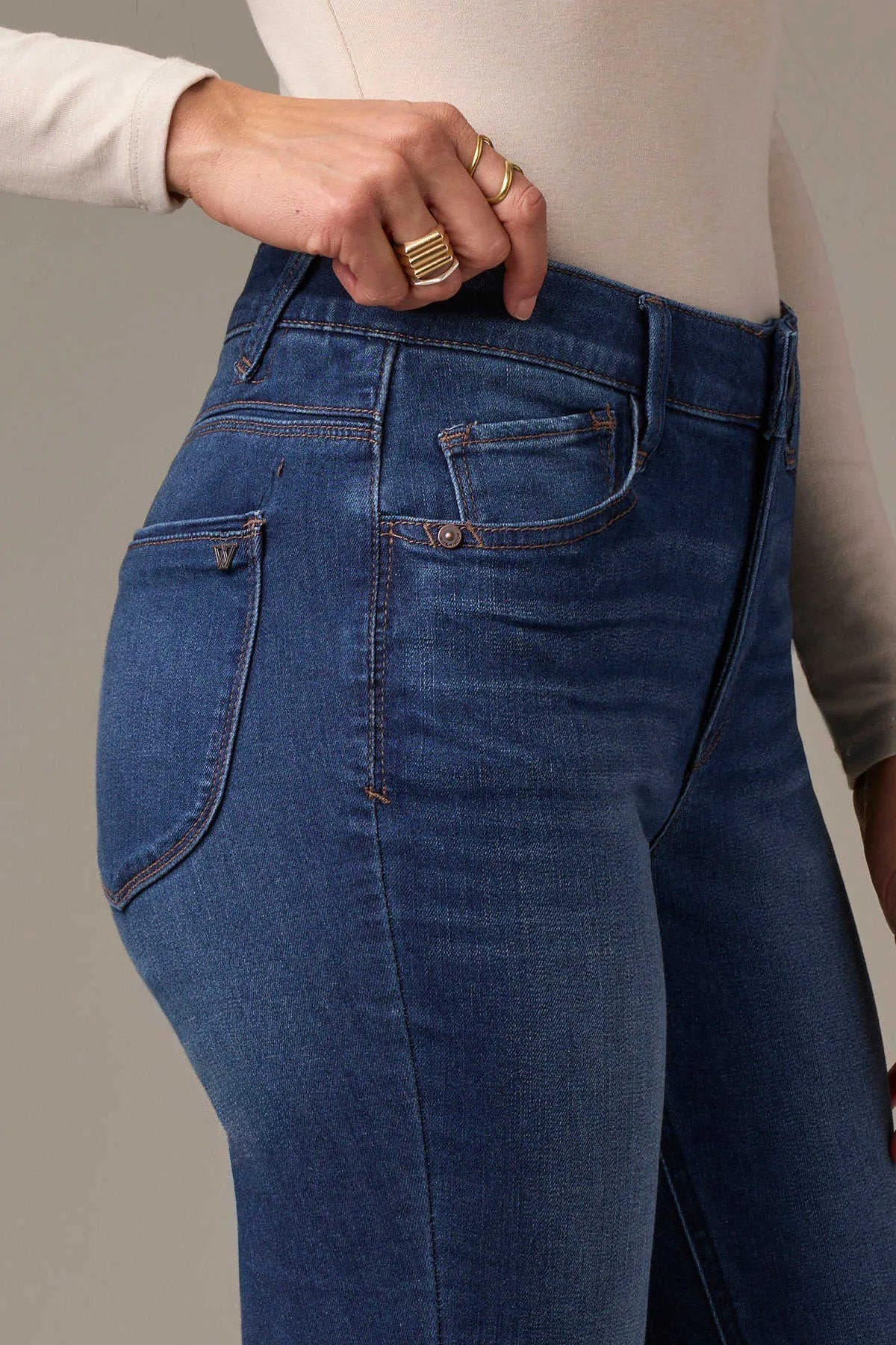 Brittany high rise Denim sold by Revolution Boutique product image thumbnail 3