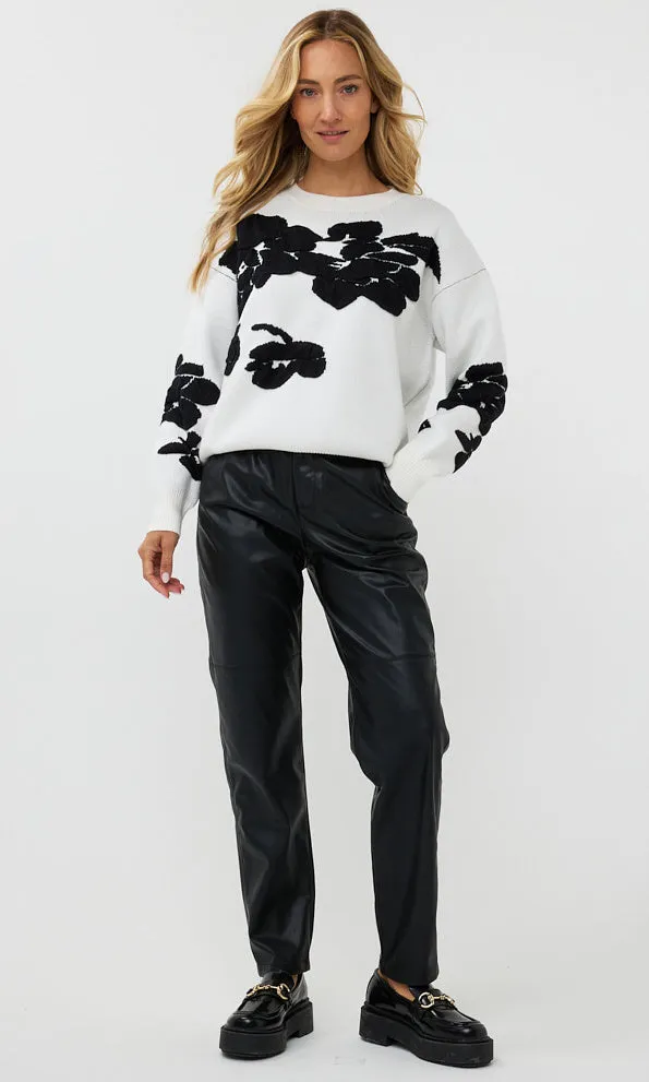 Floral Detail Sweater sold by Revolution Boutique product image thumbnail 3